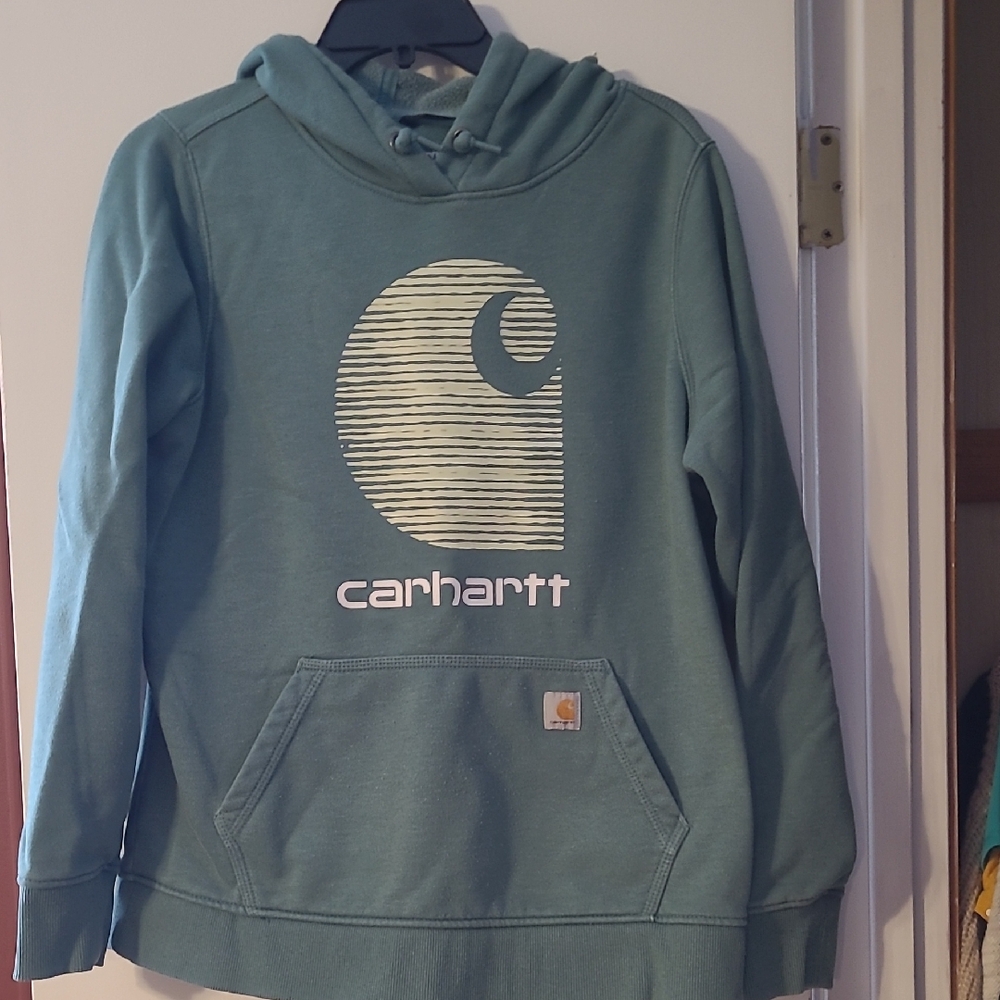 Carhartt Teal Rain Defender Hoodie